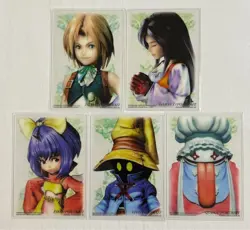 Final Fantasy 9 Art Museum Zitan Garnet Vivi Eco Quina Clear Card Ff 2001 - Image 1