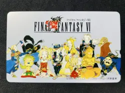 Final Fantasy 6 Telephone Card Vi Cards Seiken Densetsu Romancing Saga Amano Yos - Image 3