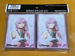 Ff Sleeve Final Fantasy Card Serah Ffcss-07 100 Pieces - Image 1