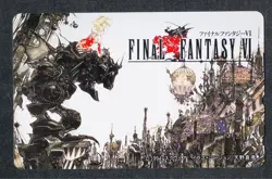 M Final Fantasy 6 Vi Telephone Card Amano Yoshitaka Tosho Quo - Image 1