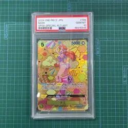 One Piece Card Game Nami op08 106 sp sr PSA10 - Image 1