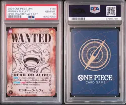 One Piece Card Luffy SP New Emperor PSA10 - Image 1