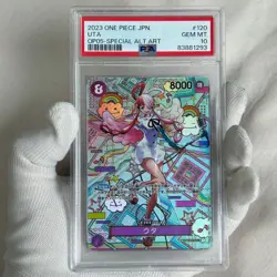 PSA10 Uta SEC SP OP02 120 One Piece Card New Era Protagonist Special - Image 1
