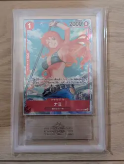 ARS10 Nami Rare Parallel Romance Dawn One Piece Card - Image 1