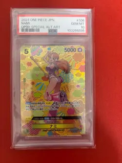 One Piece Card Nami PSA10 SP SR The New Emperor - Image 1