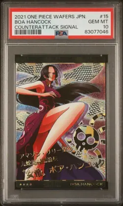 PSA10 No.9 15 GR Boa Hancock One Piece Wafers Card Graded Item Excellent Conditi - Image 1