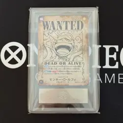 ARS10 Luffy Bounty Poster SR SP One Piece Card with Certificate New Emperor - Image 2
