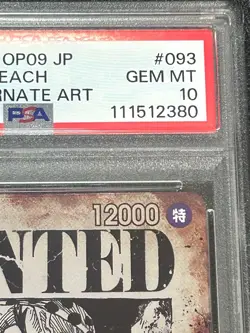 One Piece Card Game Marshall D. Teach psa10 - Image 3
