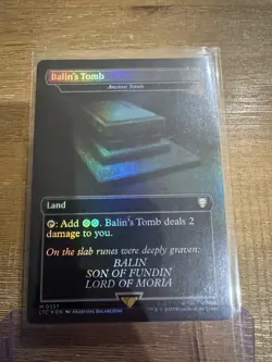 MTG Balin's Tomb FOIL - Ancient Tomb Tales of Middle-earth Commander 0357 Mythic - Image 1