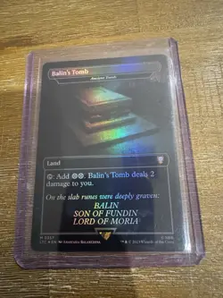 MTG Balin's Tomb FOIL - Ancient Tomb Tales of Middle-earth Commander 0357 Mythic - Image 2