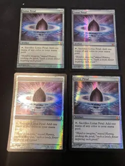 Mtg Lotus Petal/Lotus Petal Ftv Foil 4 English - Image 1