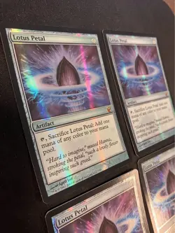 Mtg Lotus Petal/Lotus Petal Ftv Foil 4 English - Image 3