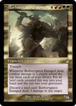 MTG Foil - Borborygmos Enraged (Retro Frame) - 357 / NM / English - Image 1