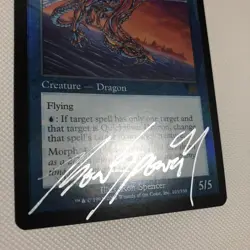 Quicksilver Dragon Mtg Foil English Signed Ron Spencer - Image 4