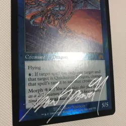 Quicksilver Dragon Mtg Foil English Signed Ron Spencer - Image 5