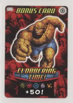2008 Spider-Man Heroes & Villains Power Card Collection Bonus Clobbering Time! - Image 1