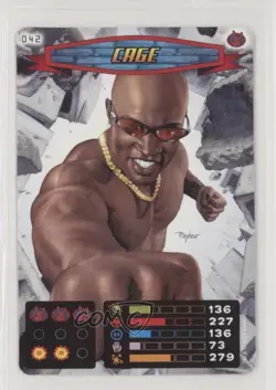 2008 Spider-Man Heroes & Villains Power Card Collection Cage #042 - Image 1