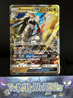 Pokemon Card Kommo-o GX 100/145 Guardians Rising Half Art NM - Image 1