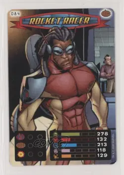 2008 Spider-Man Heroes & Villains Power Card Collection Rocket Racer #084 - Image 1