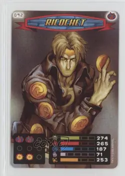 2008 Spider-Man Heroes & Villains Power Card Collection Ricochet #092 - Image 1