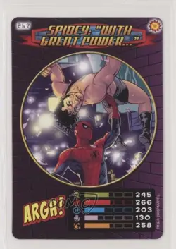 2008 Spider-Man Heroes & Villains Power Card Collection With Great Power #267 - Image 1
