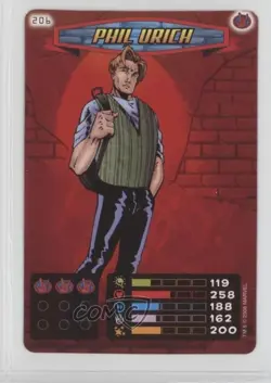 2008 Spider-Man Heroes & Villains Power Card Collection Paul Urich #206 - Image 1
