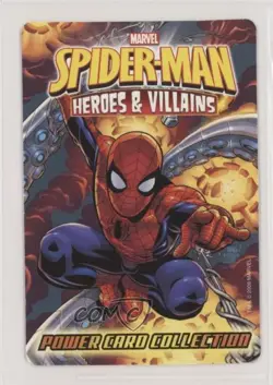 2008 Spider-Man Heroes & Villains Power Card Collection Bluebird #026 - Image 2