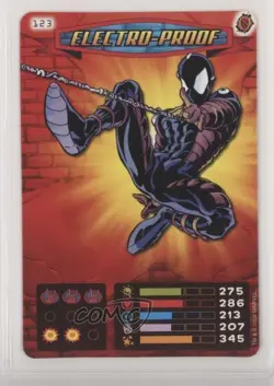2008 Spider-Man Heroes & Villains Power Card Collection Electro-Proof #123 - Image 1