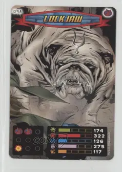 2008 Spider-Man Heroes & Villains Power Card Collection Lockjaw #098 - Image 1