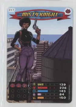 2008 Spider-Man Heroes & Villains Power Card Collection Misty Knight #047 - Image 1