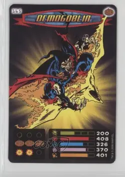 2008 Spider-Man Heroes & Villains Power Card Collection Demogoblin #165 - Image 1