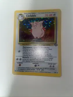 Pokemon TCG Old Card Lot, Clefable, Magnetron, Mewtwo, Raichu, Bad Condition - Image 4
