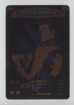 2008 Spider-Man Heroes & Villains Power Card Collection Peter Parker #105 - Image 1