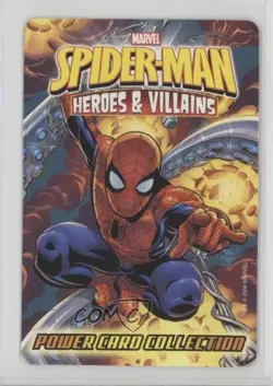 2008 Spider-Man Heroes & Villains Power Card Collection Peter Parker #105 - Image 2