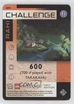2001 LEGO Bionicle - Quest for the Masks Trading Card Game Rahi Challenge #223 - Image 1