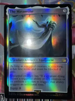 MTG Magic Final Fantasy *FOIL* Rare #0264 The Masamune - Image 1