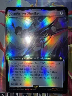 MTG Conformer Shuriken (Extended Art) *FOIL* Commander Final Fantasy 0127 Magic - Image 1