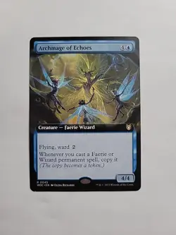 MTG - Archmage of Echoes (Extended Art) WOC Regular Rare #0045 - Image 1