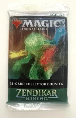 MISPRINT ALERT: TRANSPARENT!!!Zendikar Rising Collector Booster Pack Magic MTG - Image 1