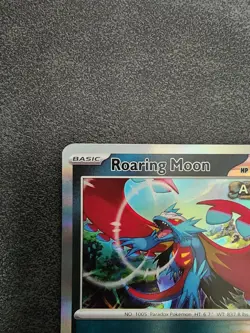 Roaring Moon Holo Rare Pokemon Card 109/162 Temporal Forces Near Mint - Image 3