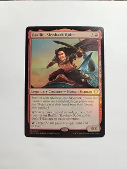 MTG - Brallin, Skyshark Rider Commander 2020 Foil Mythic #004 - Image 1