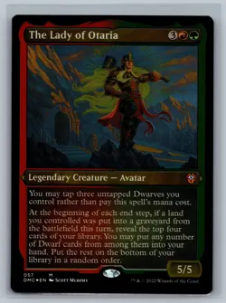 Magic MTG Commander: Dominaria United The Lady of Otaria (Foil Etched) #057 TCG - Image 1