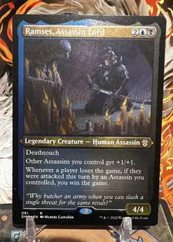 MTG Ramses, Assassin Lord ✨Etched FOIL✨ - Image 1