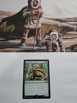 MTG - Blossoming Tortoise Wilds of Eldraine Regular M#0163 - Image 2