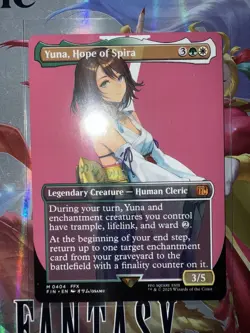 Magic Yuna, Hope Of Spira (Borderless) - FINAL FANTASY (FIN) - MTG - Regular - Image 1