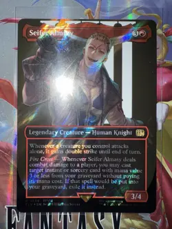 Magic Seifer Almasy (Borderless) (Surge Foil) Foil MTG Final Fantasy 0534 - Image 1