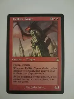 Hellkite Tyrant Retro Frame NM/M Magic the Gathering Ravnica Remastered MTG - Image 1