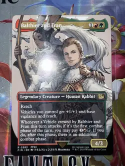 Balthier and Fran (Borderless) (0393) Final Fantasy Regular Magic MTG - Image 1
