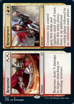Response // Resurgence - Light Play MTG Commander 2020 Commander Legends - Image 1