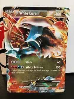 White Kyurem EX 96/135 Pokemon Plasma Storm Holo Ultra Rare - Image 1